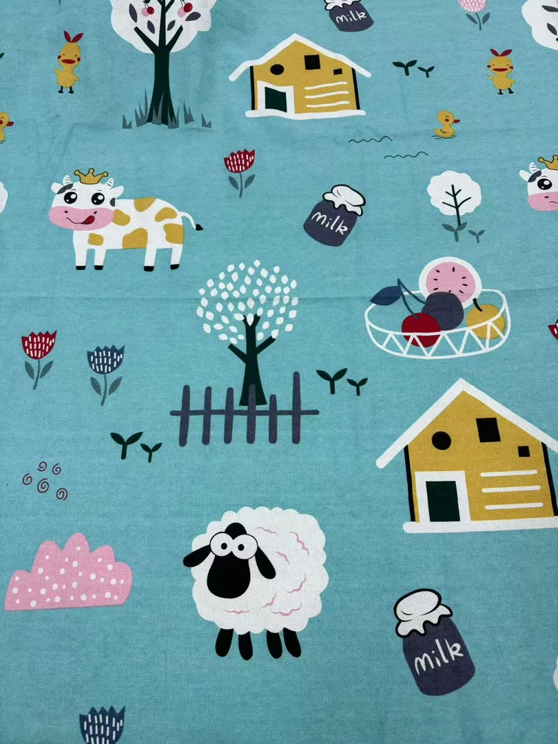 【童年】双人床单 尺寸2.4x2.3.5蓝色