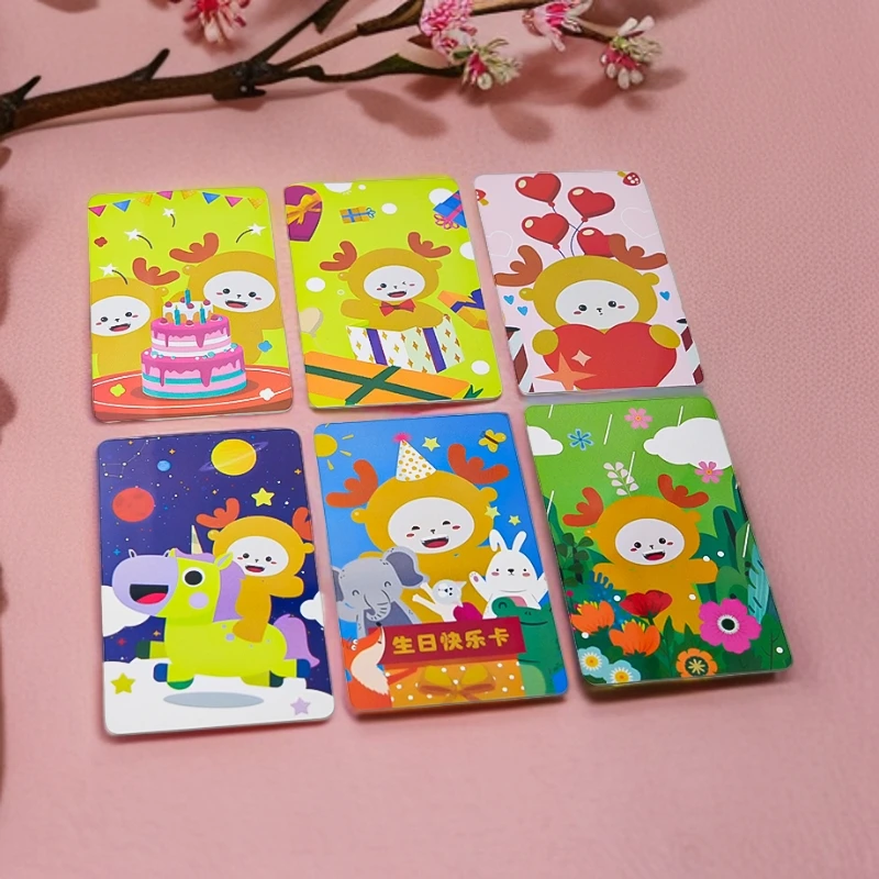 【小鹿专属】生日礼品卡生日快乐留言感谢祝福鲜花贺卡小卡片