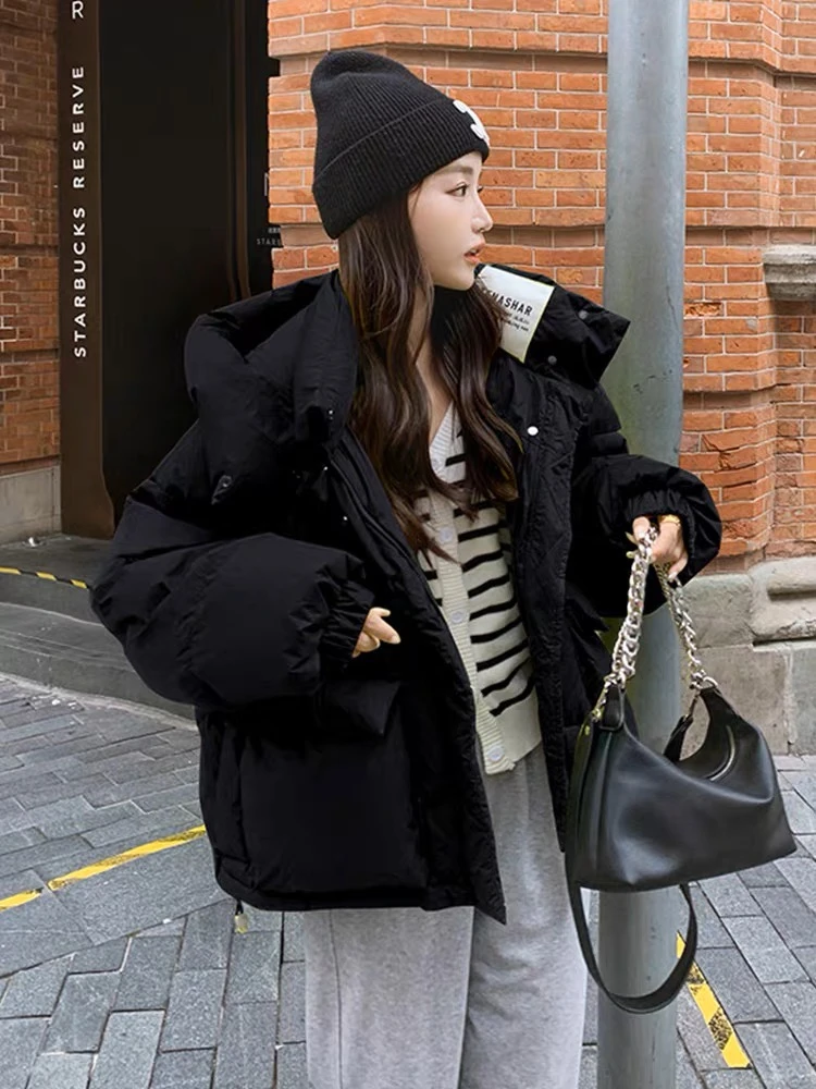 【睦火火专属】2023年冬季加厚短款面包服羽绒服BNX-007