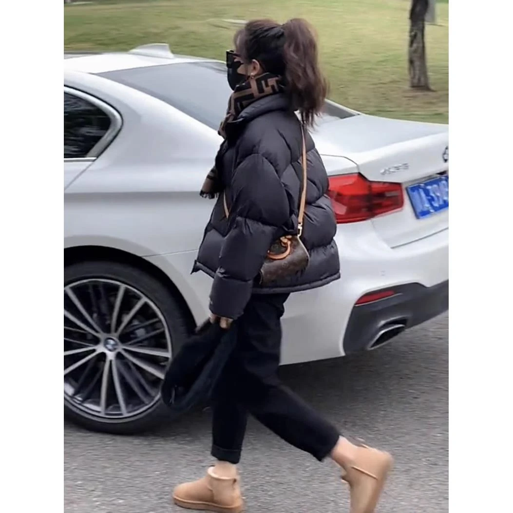 裁缝学苑AX141短款羽绒服纸样女装diy韩版面包服外套上衣裁剪版型