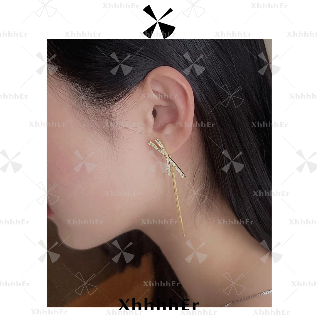 合金无非金属耳饰 辛儿/小个子高级流苏精致长款耳饰耳环XE1103