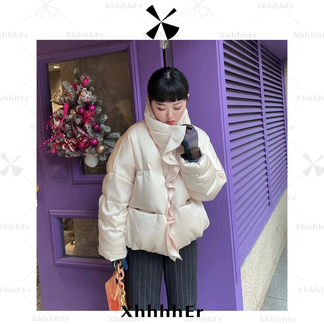 辛儿/小个子 白鹅绒冬季加厚保暖时尚百搭短款羽绒服XY1374