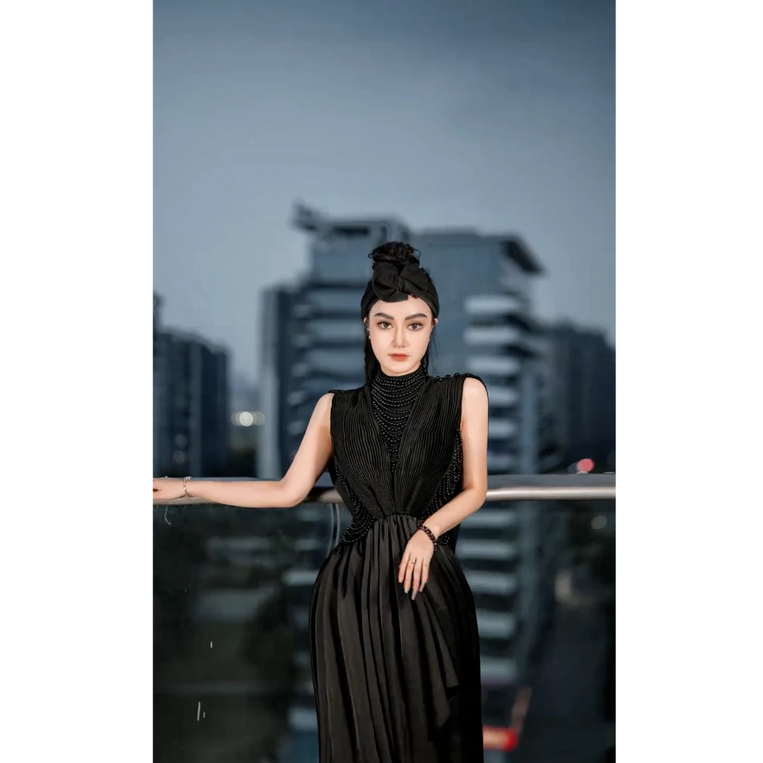 【星姐推荐】星原创高级定制【流光点缀】设计师款重工轻奢名媛礼服裙