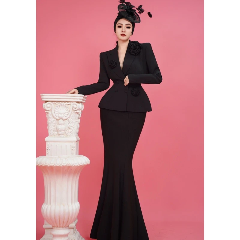 【星姐推荐】星原创高级定制「复古年代」设计师小众轻奢名媛西装外套