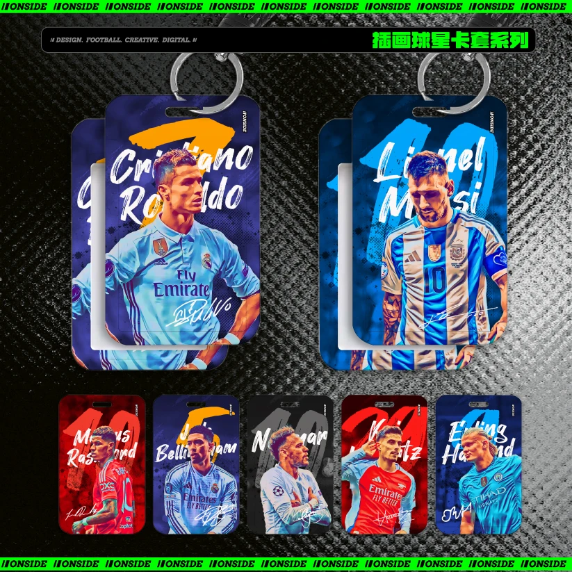 ONSIDE 插画球星卡套系列学生校园饭卡门禁卡公交卡滑盖保护套