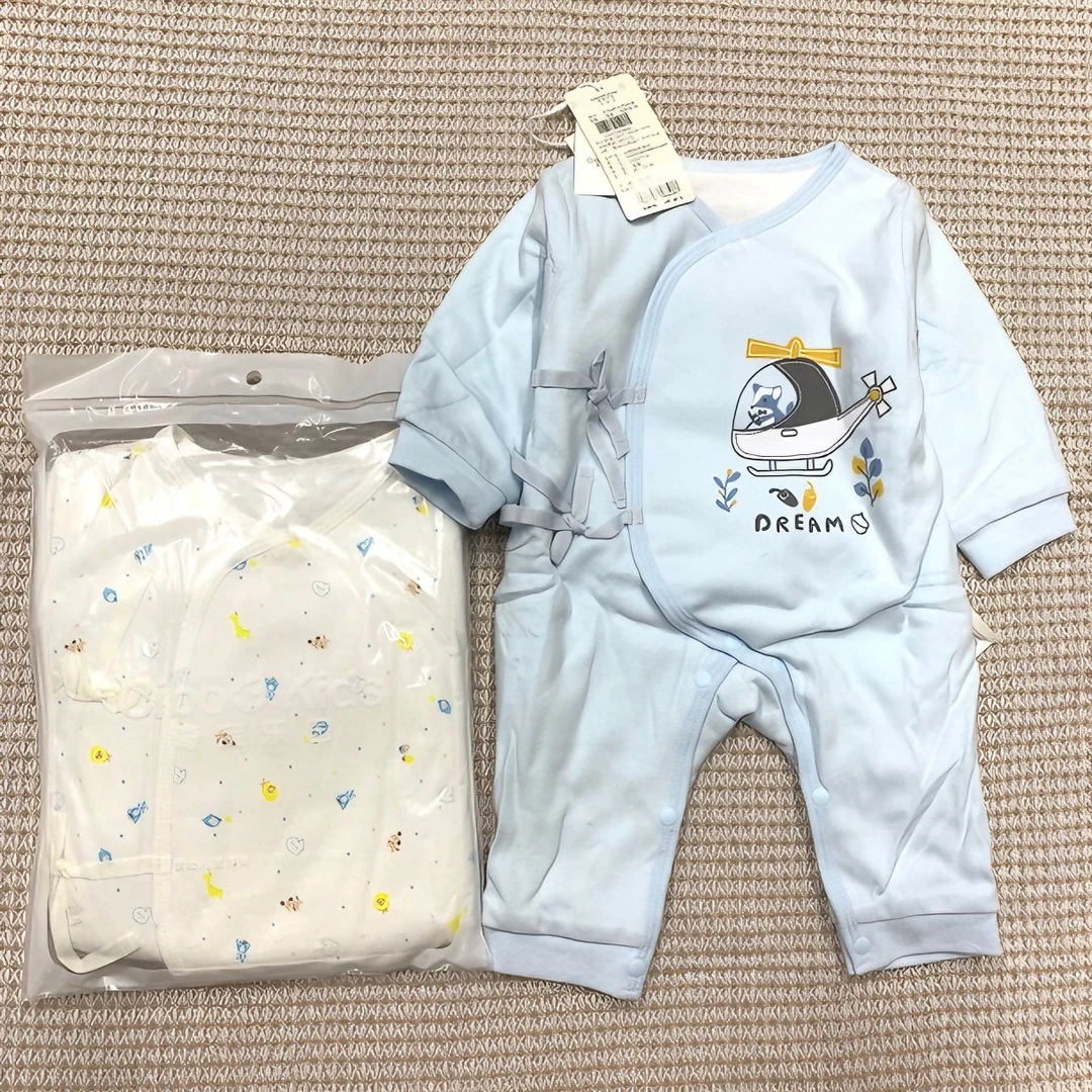 2件34.9 动物玩伴 新生儿薄棉连体冬天