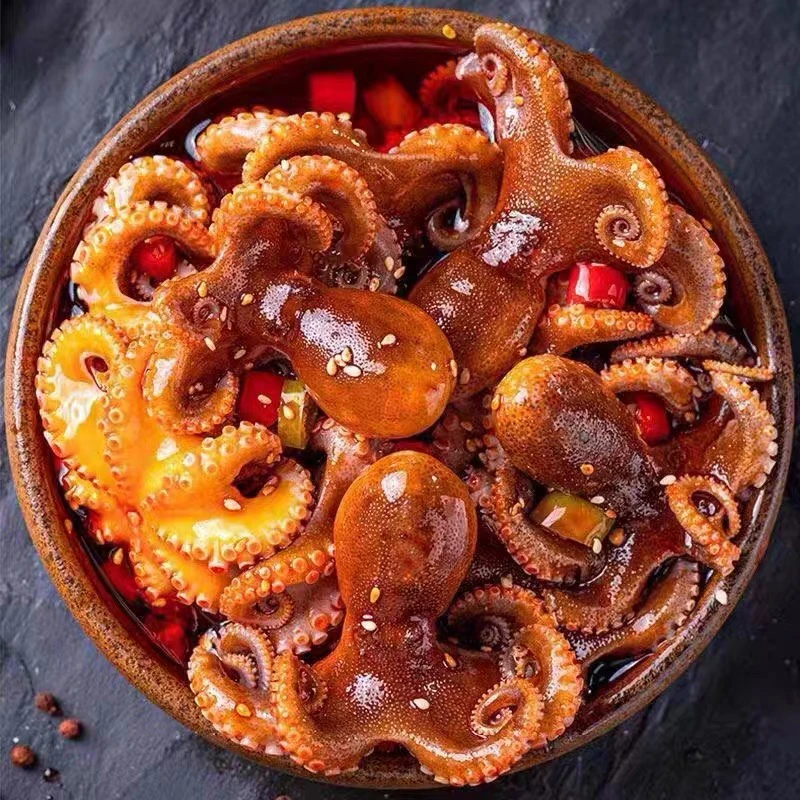 熟食香辣迷你八爪鱼3包送1包到手4包 每包250克