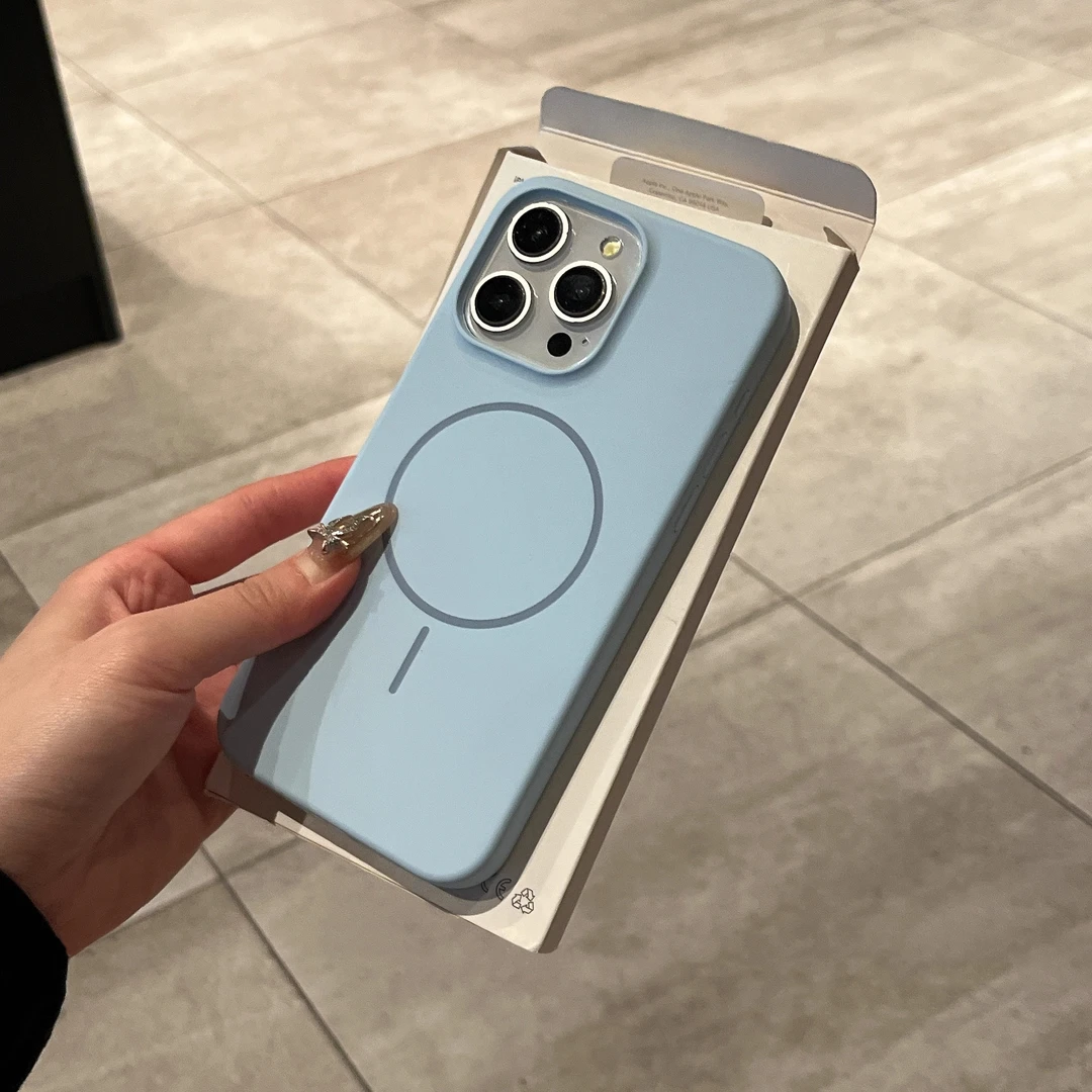 官网同款液态硅胶适用苹果16手机壳iPhone15简约14promax男女款13