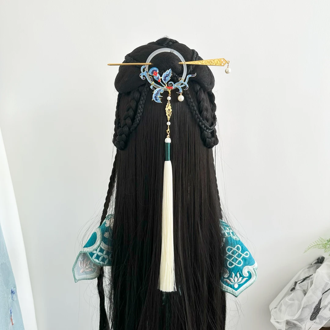 发环款后压发簪套装汉服配饰