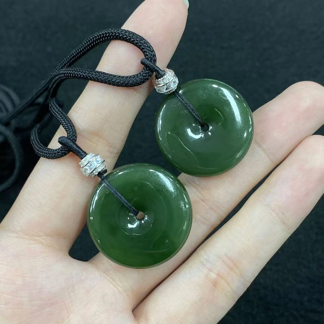 【小北好物】和田玉吊坠-16QH54X221【多样性发一件】约24*24mm带绳