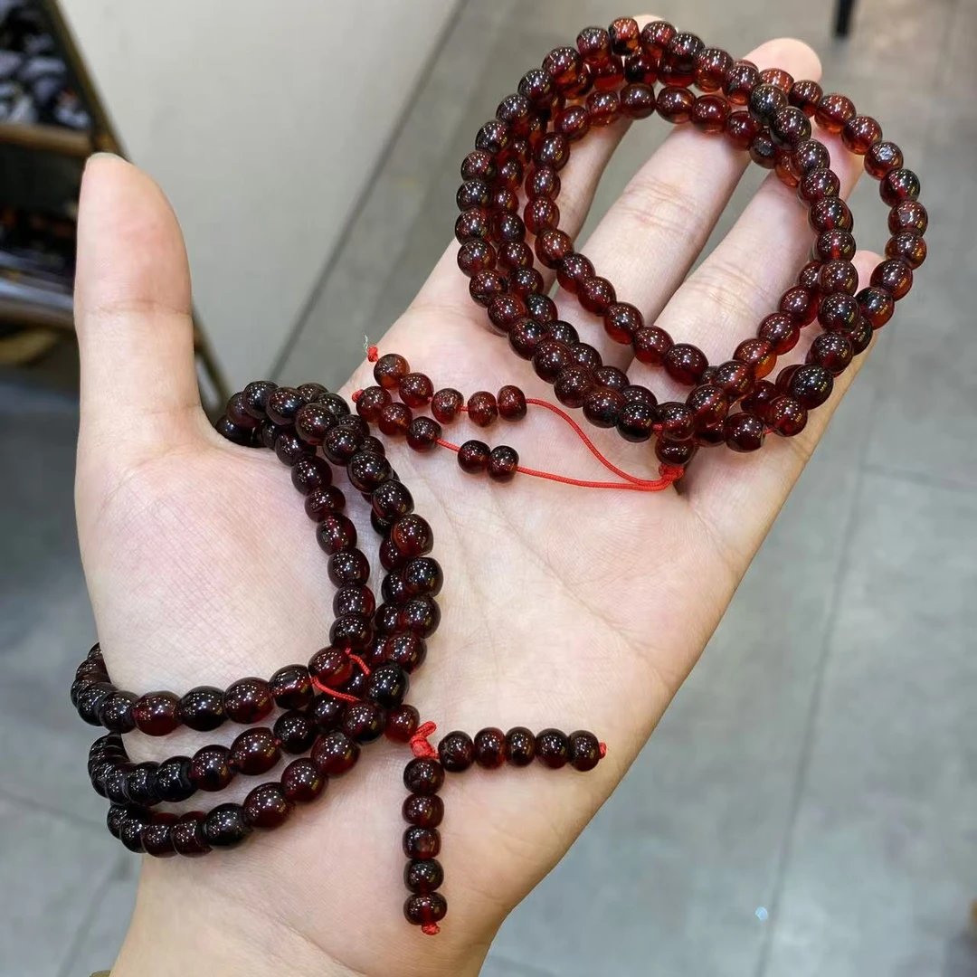 【小北好物】血珀多圈手串 2QH215X17【多样性发一件】