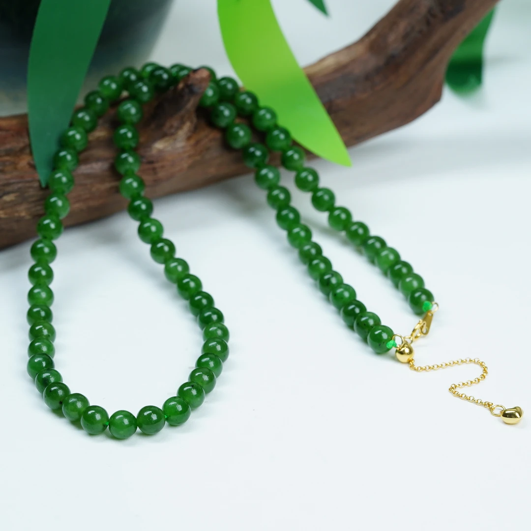 【小北严选】和田玉项链2-17H75X240【多样性发一件】尺寸约5.5mm+