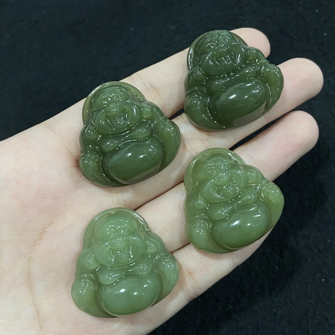 【小北好物】和田玉吊坠 2QH10X711【多样性发一件】约29*29mm带绳