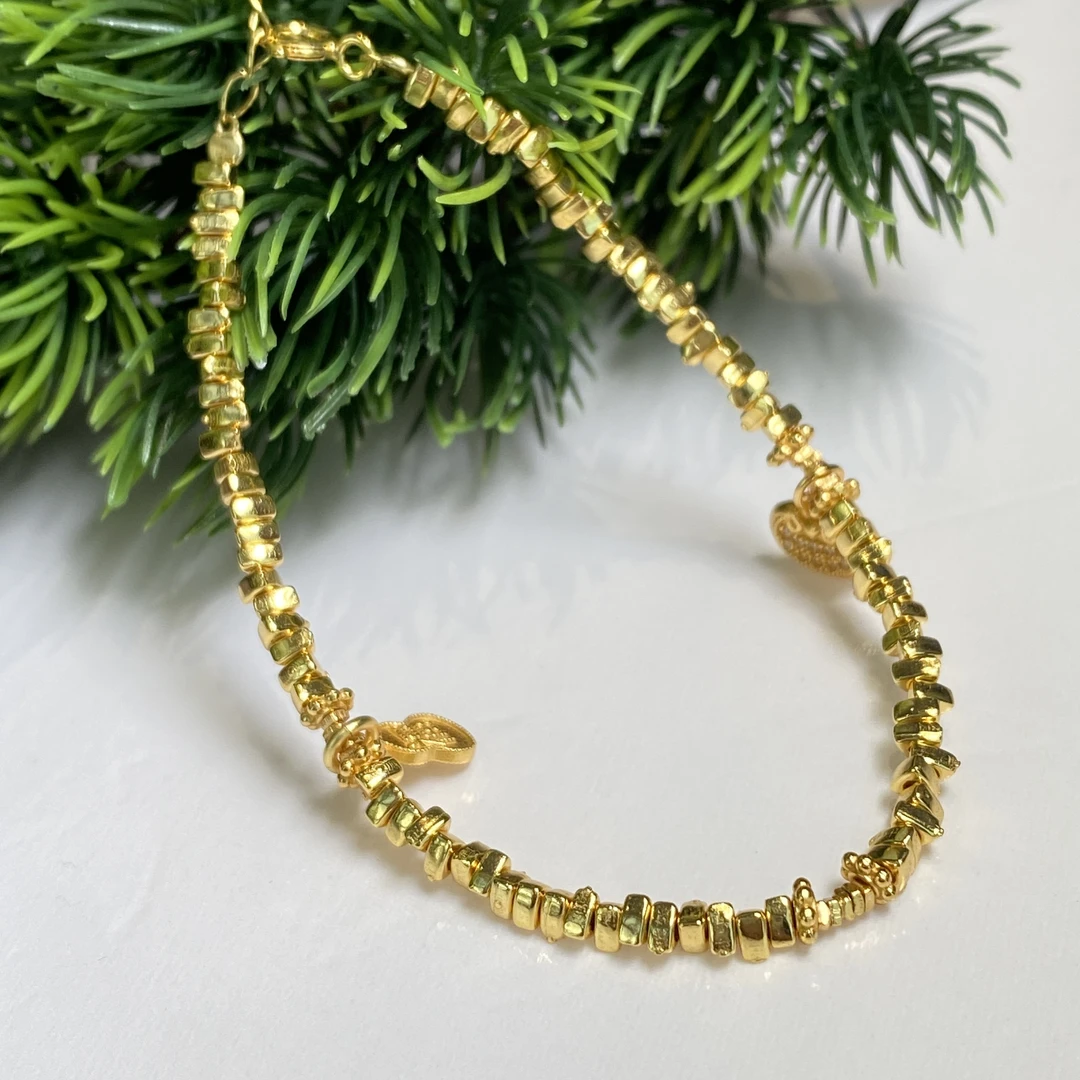 925银银制品 【小北好物】S925银碎银子手链-17QP28X14