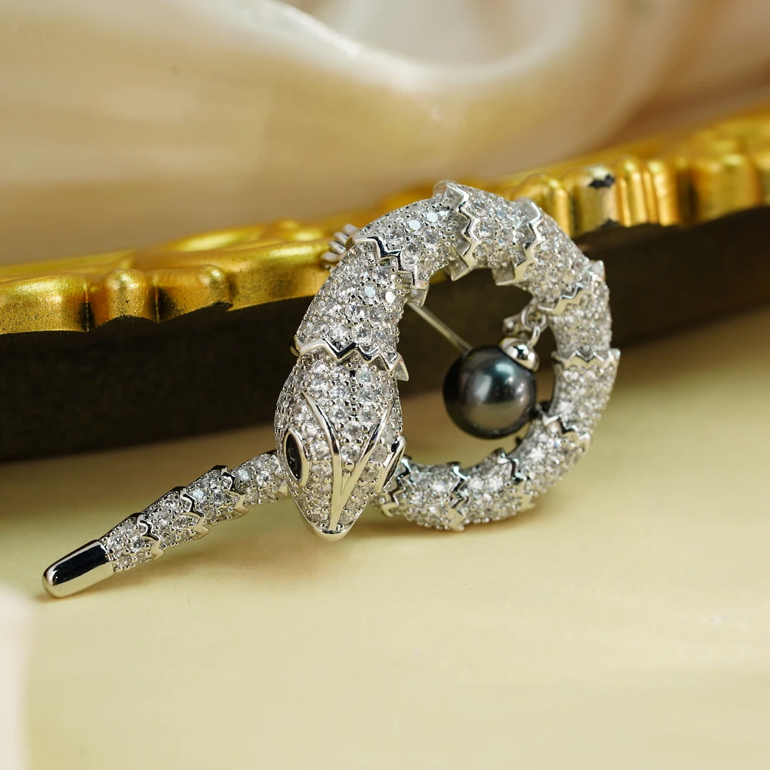 【小北严选】海水珍珠胸针26-17H27X374【多样性发一件】尺寸约7mm+