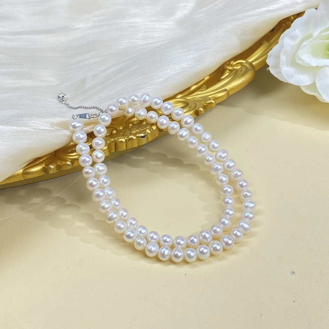 【小北好物】淡水珍珠项链 QH27X344【多样性发一件】约5mm