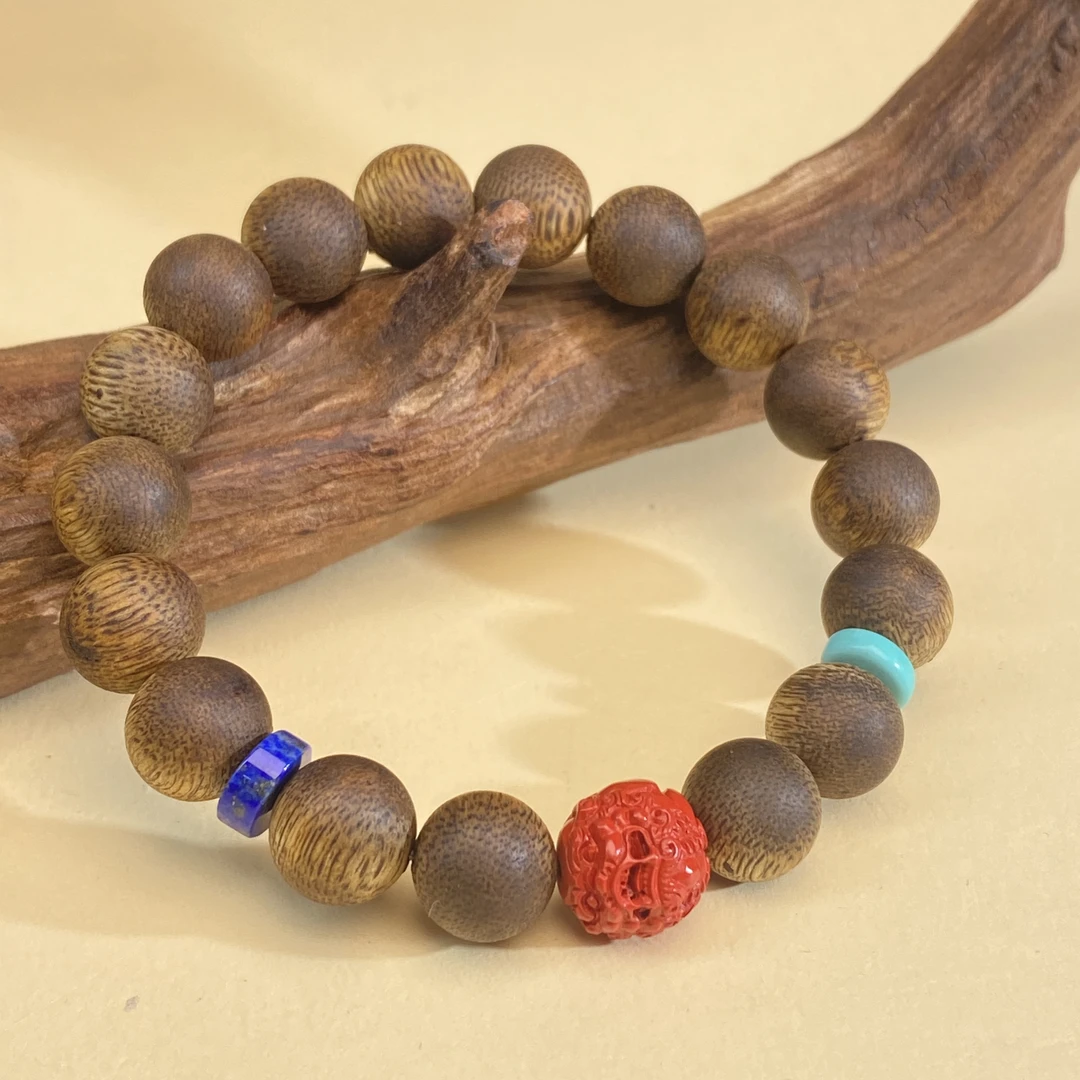 沉香【小北严选】小北严选沉香手串DIY单圈-17H78X140【多样性发一件