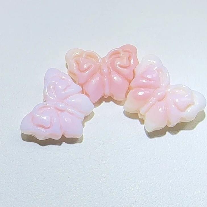 粉调女（皇）贝壳配件合集（多样性发一） 天然杂裂矿点，完美主义慎拍