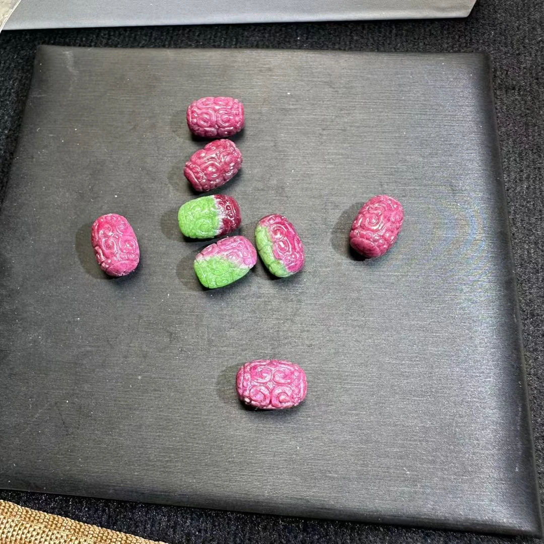 红绿宝回纹（多样性发一）   天然杂裂矿点，完美主义慎拍 SYZB-0192