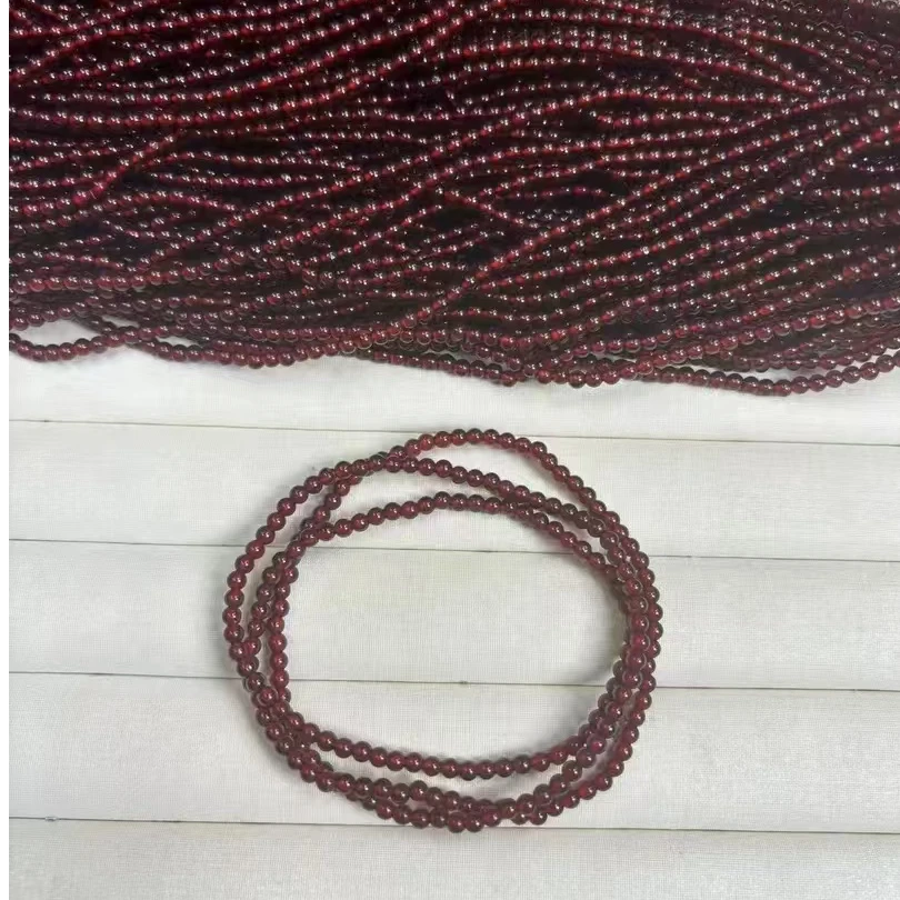 3mm+净体红石榴多圈（多样性发一）    天然杂裂矿点，完美主义慎拍