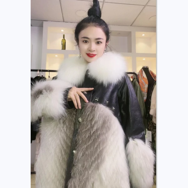 新款时尚绵羊皮冬款外套058