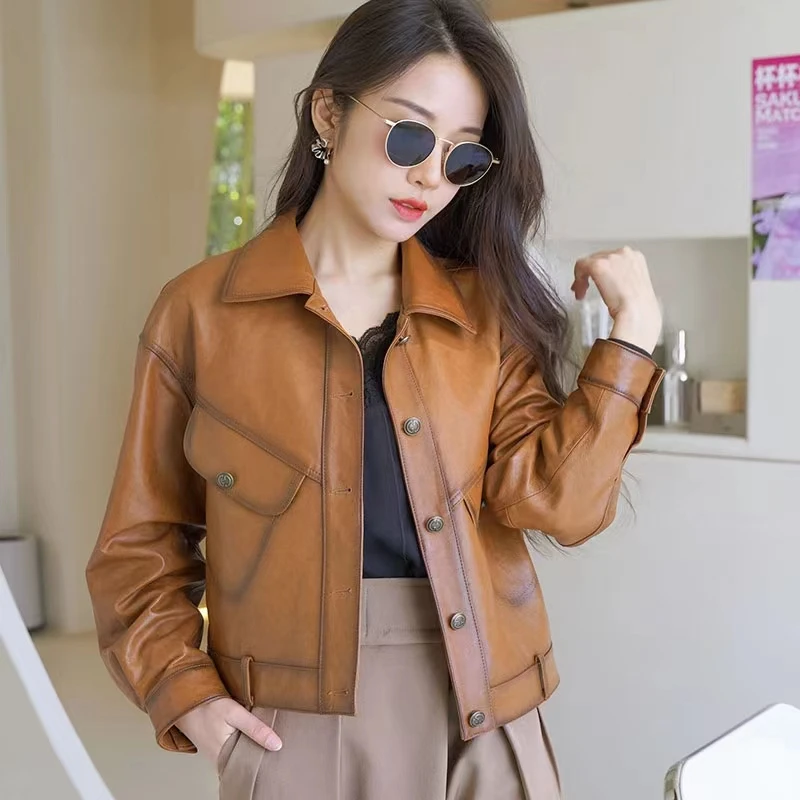 真皮绵羊皮孤品浮力款0293