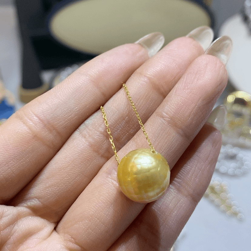 【闪购商品】海水珍珠吊坠(赠链)银S925镶嵌