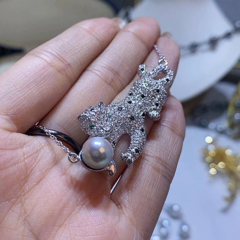 【闪购商品】海水珍珠颈饰银S925镶嵌