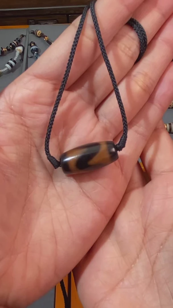 【闪购商品】玛瑙/玉髓颈饰未镶嵌Y50968多样性黑金牙牙锁骨链