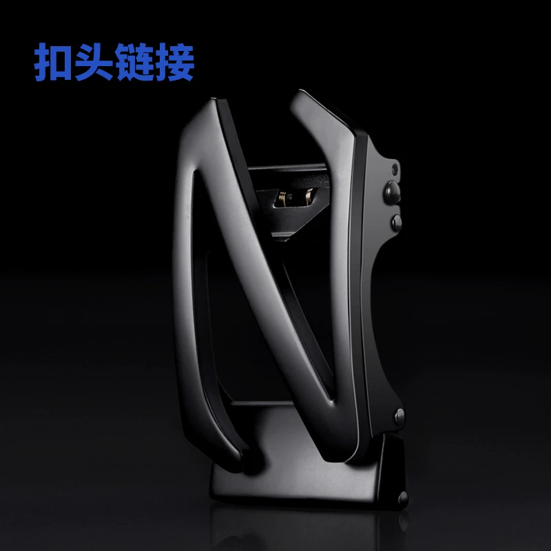 【单独扣头】高档皮带扣头 实心钢扣激光切割 真空电镀 打孔/自动扣