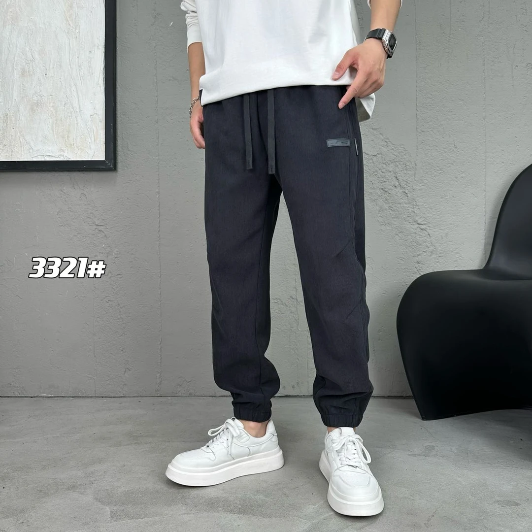 秋季新品3321男士休闲宽松时尚百搭束脚休闲卫裤