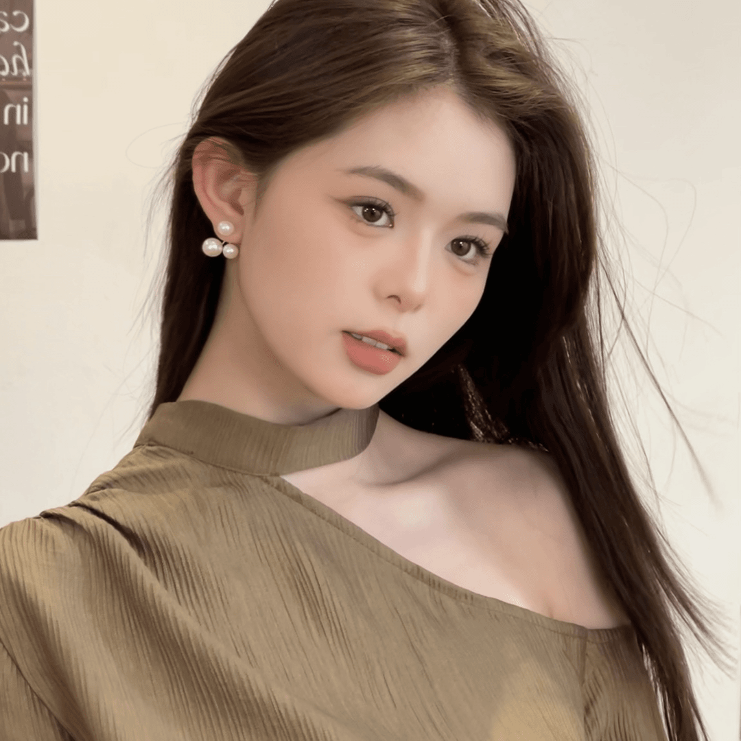 925银针耳饰 X662简约珠珠前后戴耳钉简约百搭