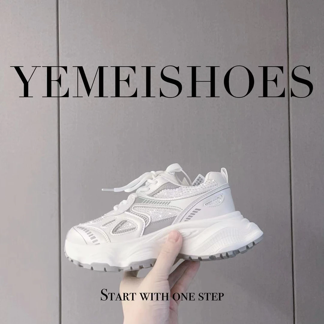 钻钻爆款厚底增高老爹新款透气休闲运动鞋厚底透气808