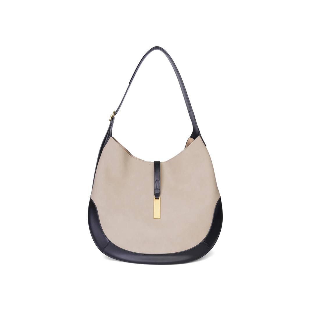 2024新款经典时尚百搭轻奢手提单肩斜跨包MB-8836燕麦灰