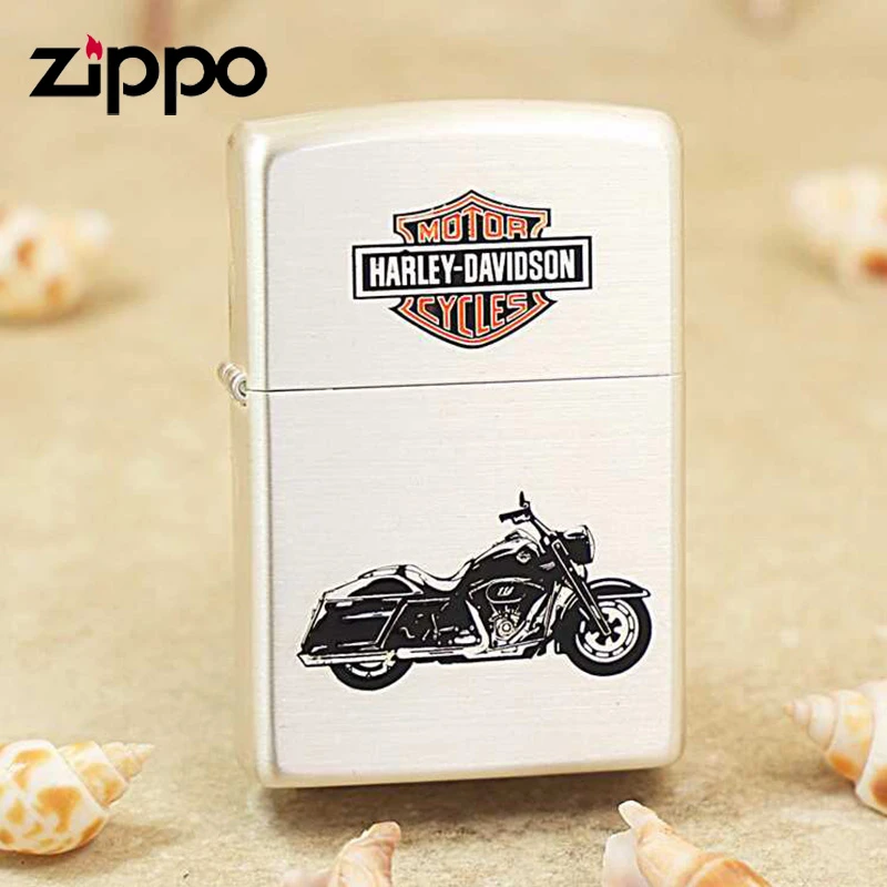 ZIPPO打火机 哈雷摩托车  男士个性送礼防风打火机