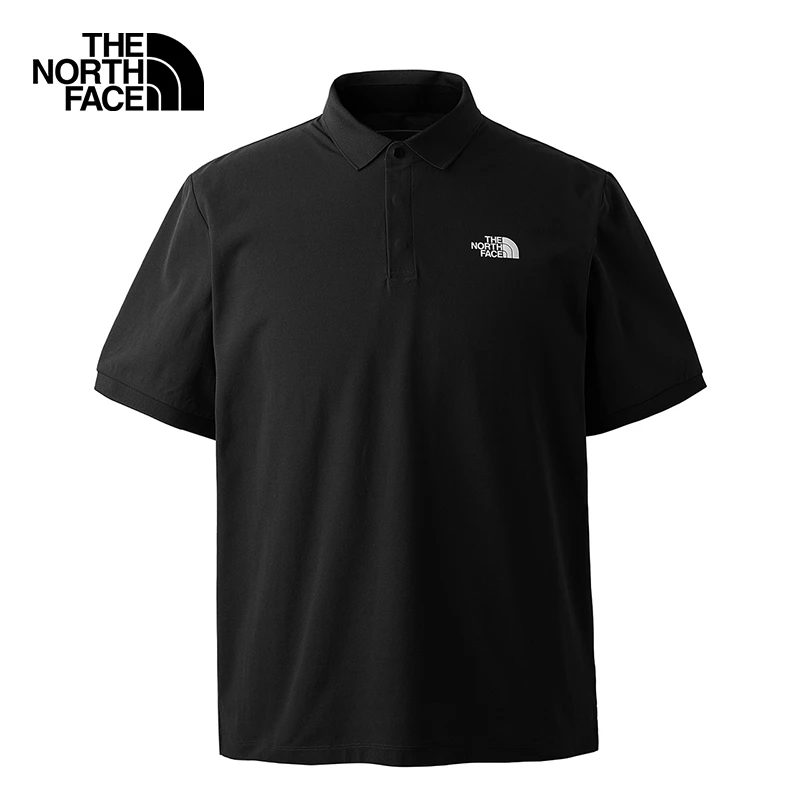 TheNorthFace北面速干短袖POLO男t恤户外UPF50+防晒宽松舒适|87W2