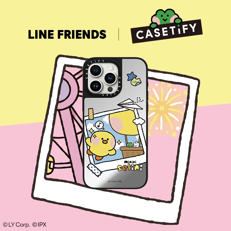 minini x CASETiFY联名 自由快乐selini适用于iPhone15/14手机壳