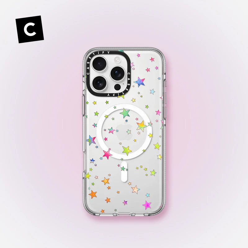 CASETiFY 缤纷幸运星 适用于iPhone16/15手机壳 冬季 圣诞新