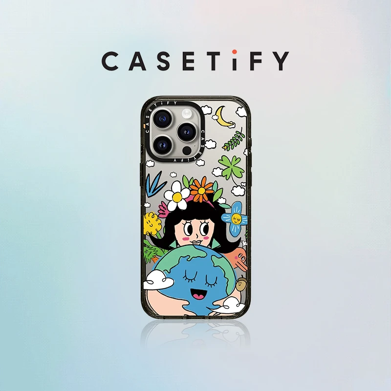 周雨彤 x CASETiFY联名 拥抱地球 适用于iPhone15/14手机壳