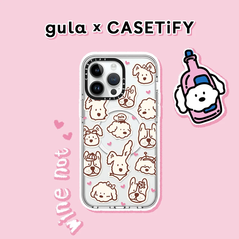 CASETiFYgula点点派对 适用于iPhone 15/14 透明手机壳ins
