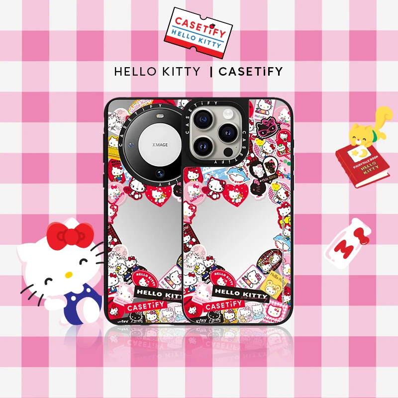 Hello Kitty x CASETiFY联名 50周年相框 适用iPhone15/14手机壳