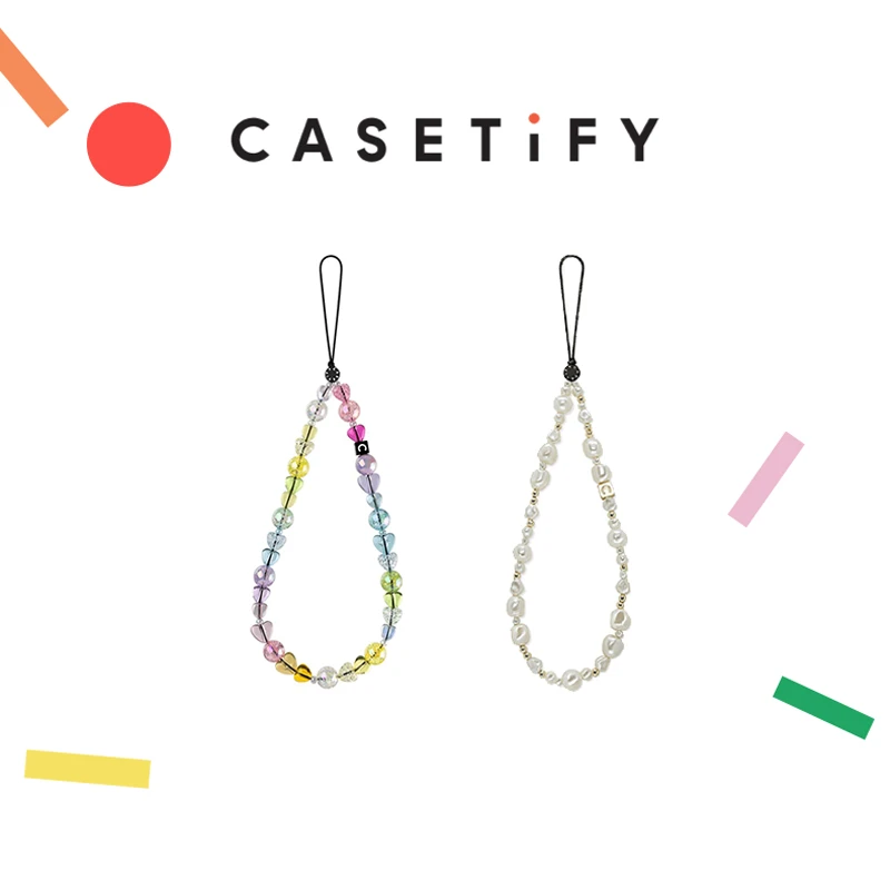 【zb】CASETiFY 银白珠链/星星彩虹 iPhone全系列适用手机链