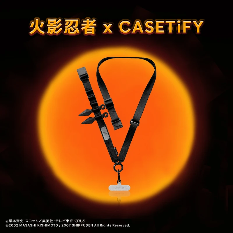 Naruto x CASETiFY联名 火影忍者适用于iPhone全系列2合1便携背带