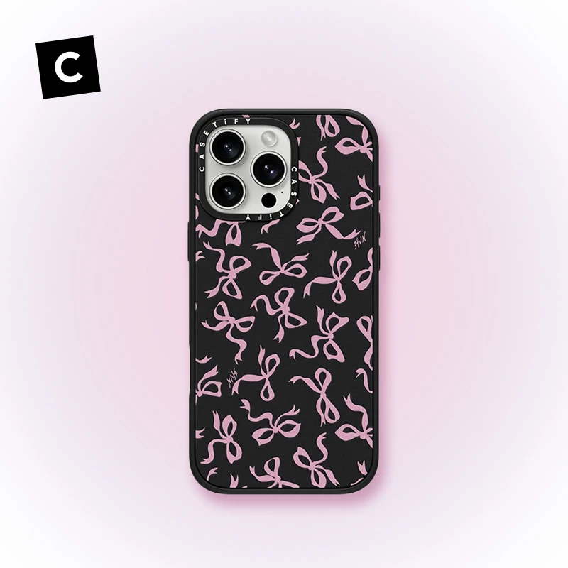 CASETiFY 满印蝴蝶结 用于iPhone16/15/Pro/Max手机壳