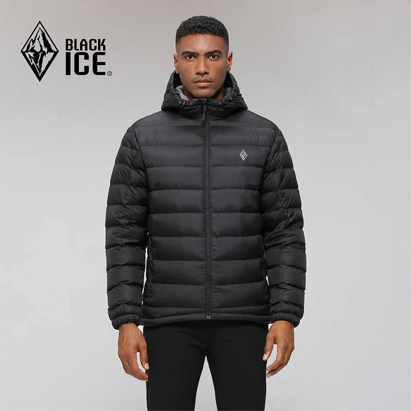 黑冰超轻排骨羽绒服 F8101无帽8102带帽男款拒水鹅绒便携内胆男