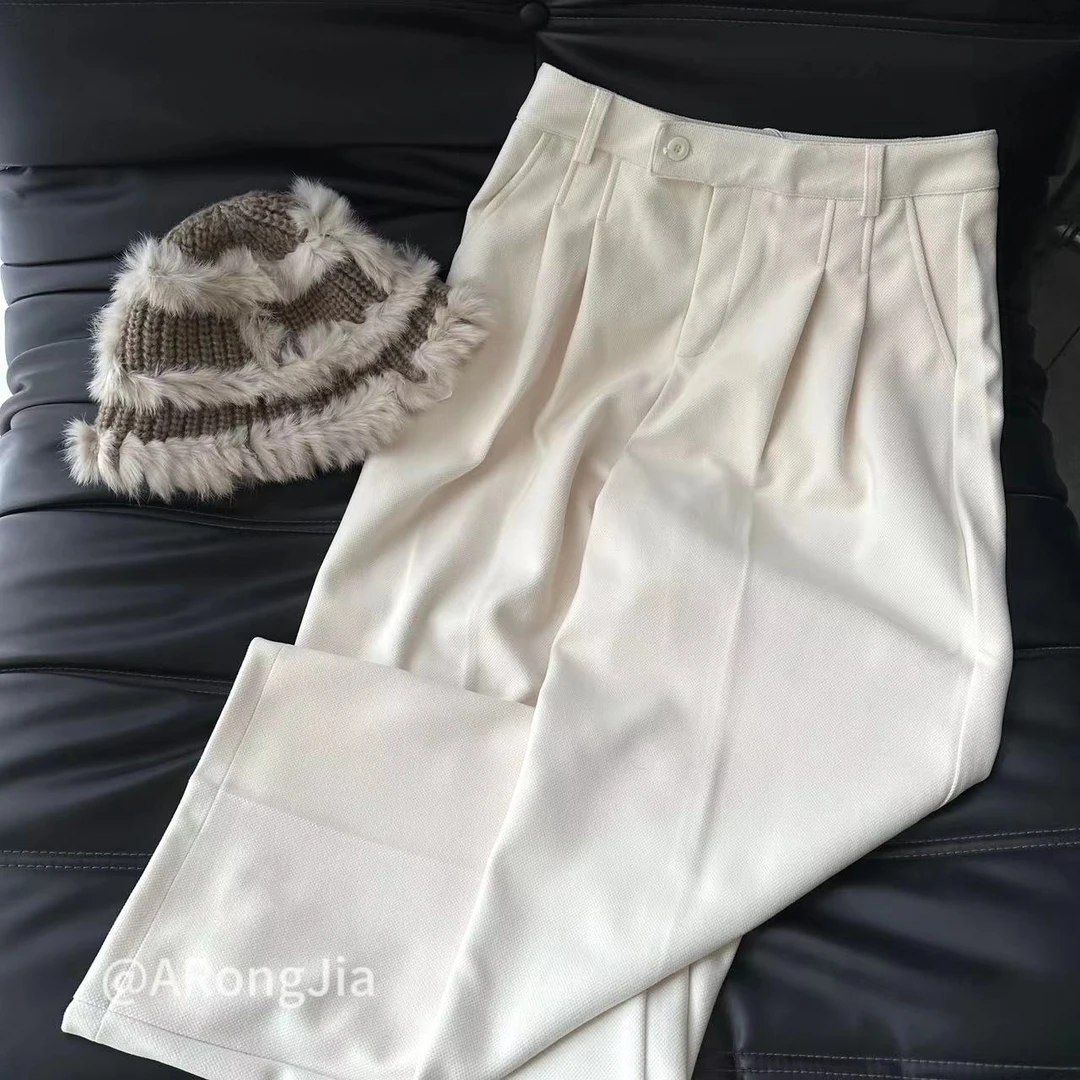 【ARONG阿荣家】阔腿裤77383-杏色-ML-XL