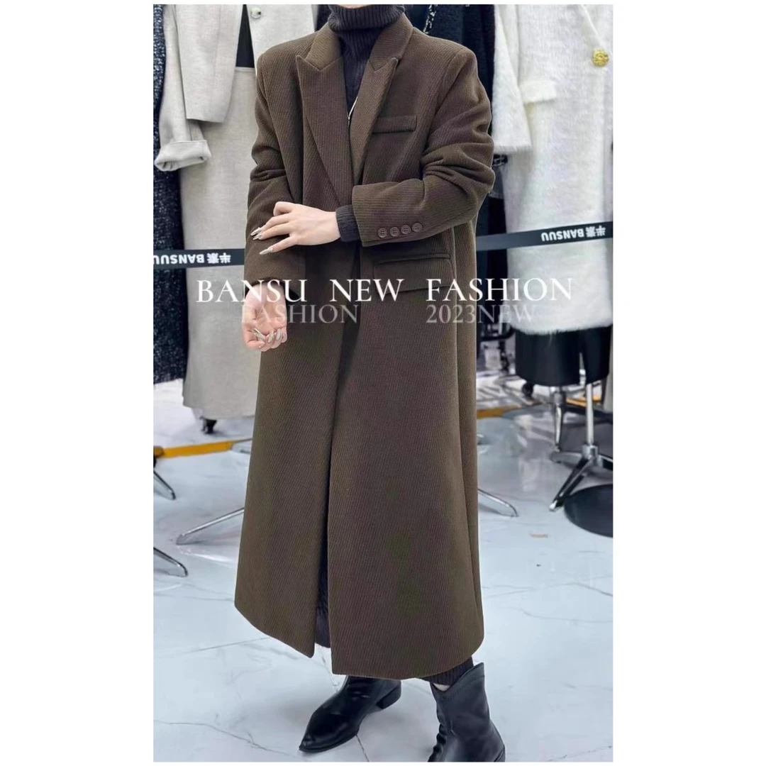 【ARONG阿荣家】外套06607-咖啡色-黑色-L