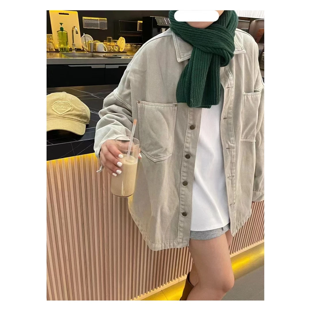 【ARONG阿荣家】00112牛仔加厚衬衣-F-三色-郑-垚-W