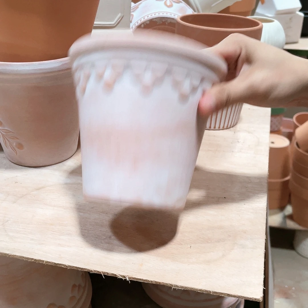 【闪购商品】红陶20CM以下复古巴洛克16-14