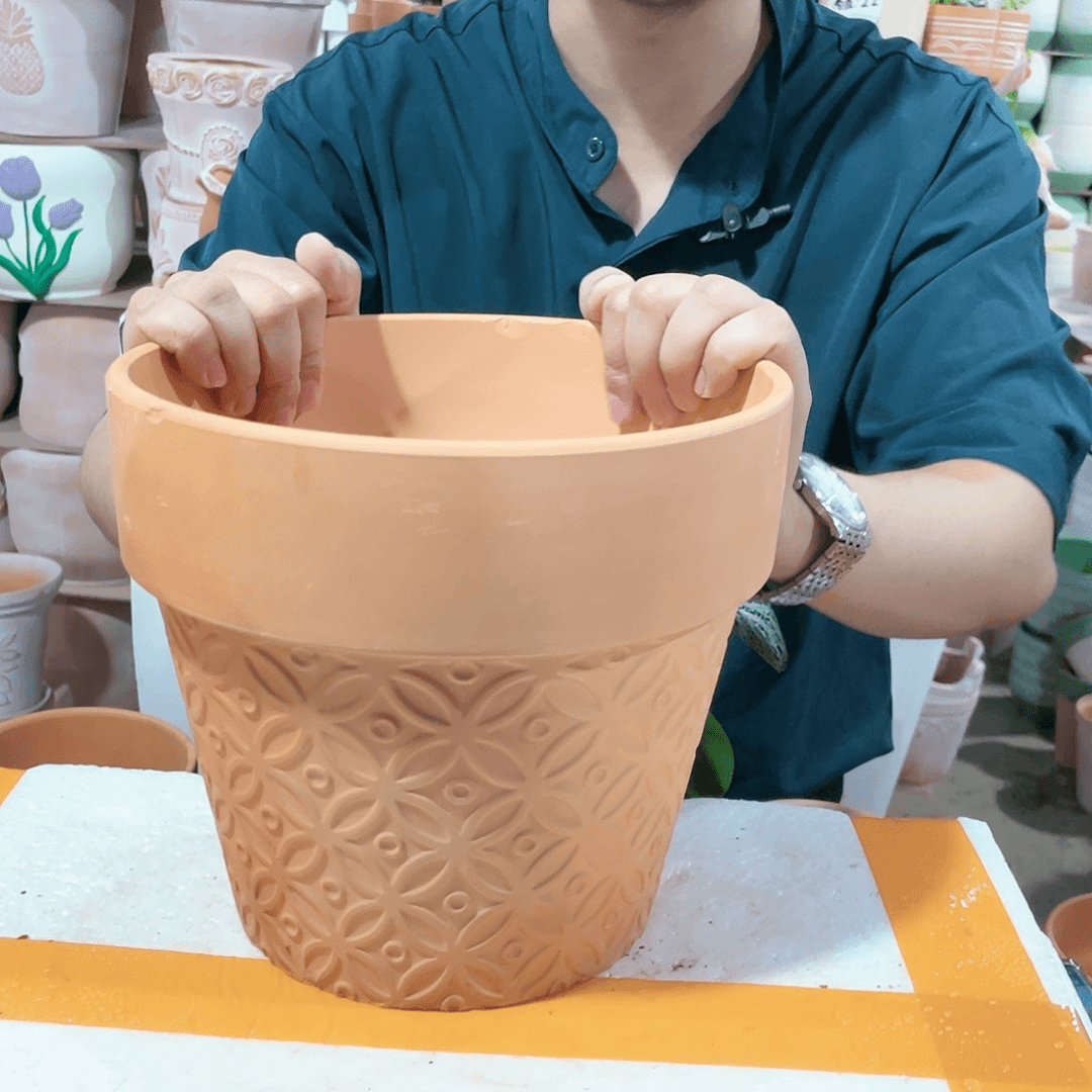 【闪购商品】红陶20CM以下经典铜钱21-19